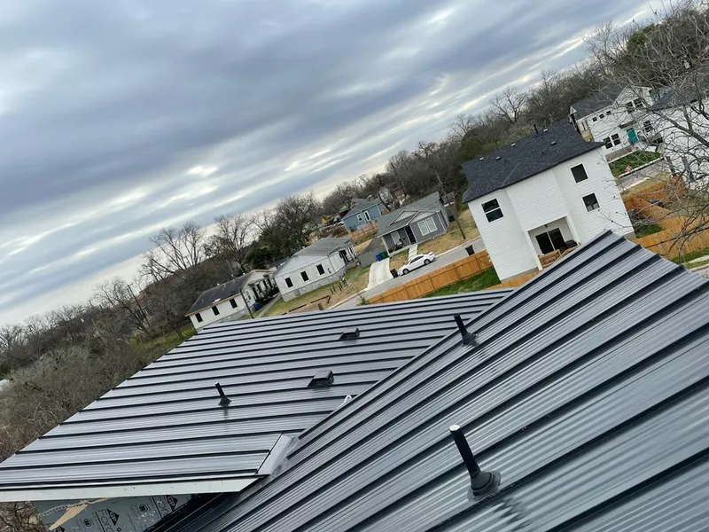 Standing seam metal roof panels with vents for Skylight Repair in Branchburg